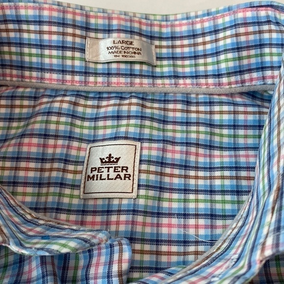 Peter Millar, men’s shirt size large, 100% cotton - Picture 2 of 9